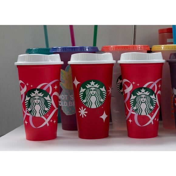 Lot of 16 Starbucks Hawaii Tumbler Cups  / Reusable Cups - Holiday / Reserve - Picture 7 of 11